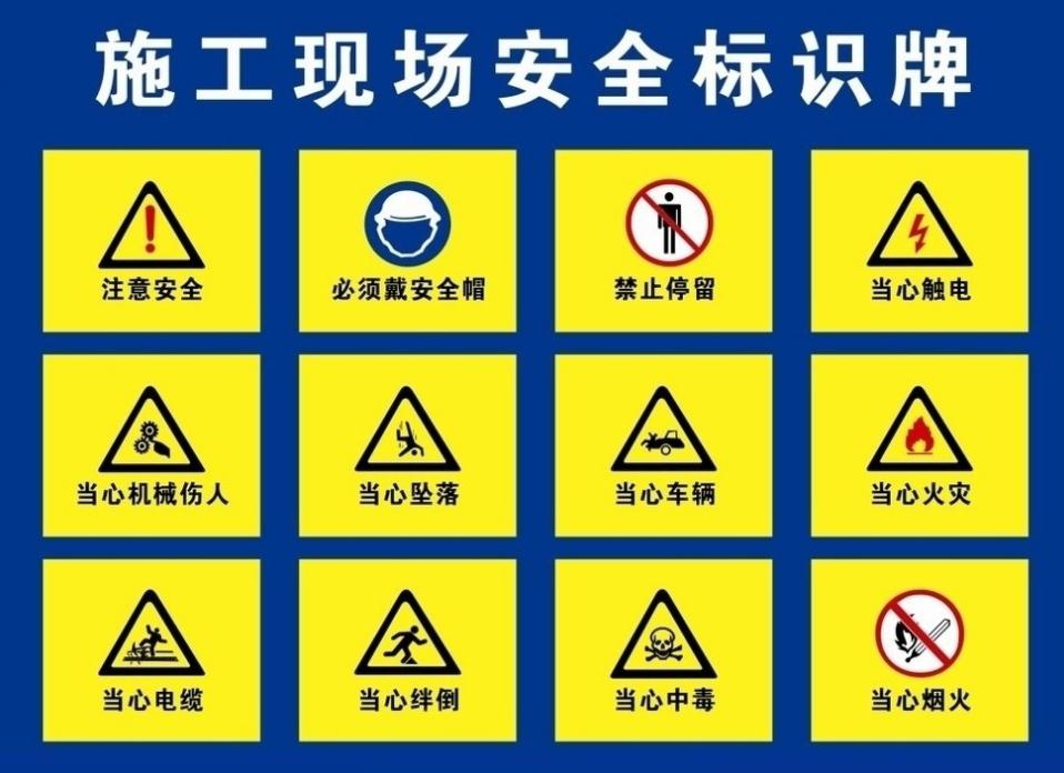 施工現場安全語標牌：如何規范標識、提升安全生產水平