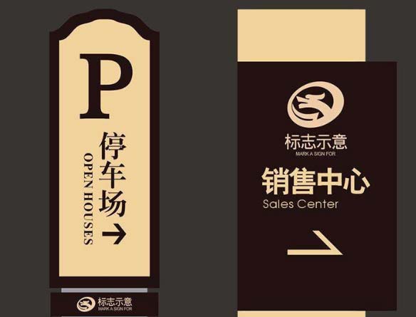 導向標識標牌的設計應用，標識人必看